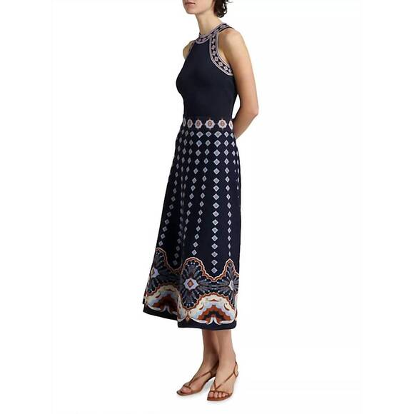 NEW CARA CARA sandrinna dress in jules navy - Picture 4 of 8